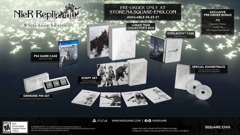 Nier Replicant [White Snow Edition] (PS4)