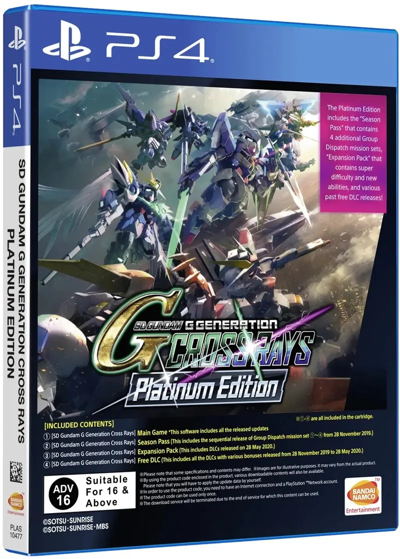 SD Gundam G Generation Cross Rays [Platinum Edition]
